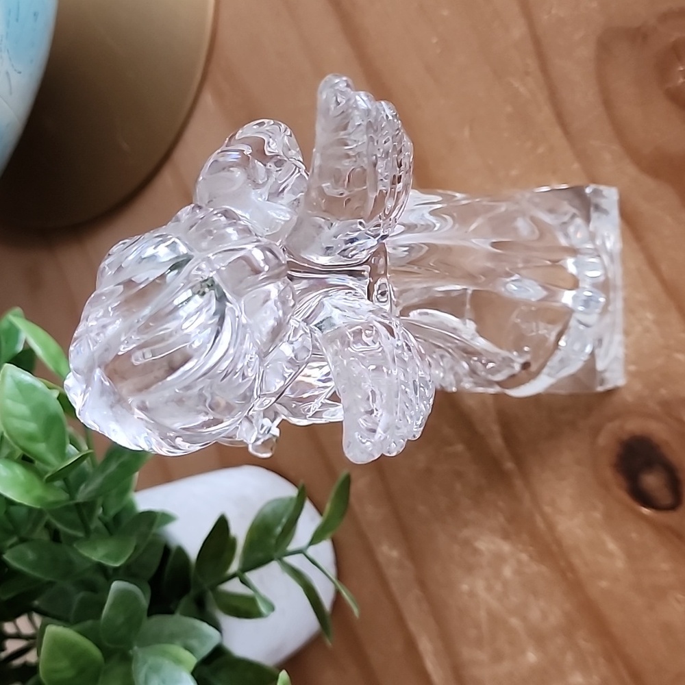 Mikasa Clear Glass Angel Figurine - Picture 11 of 12